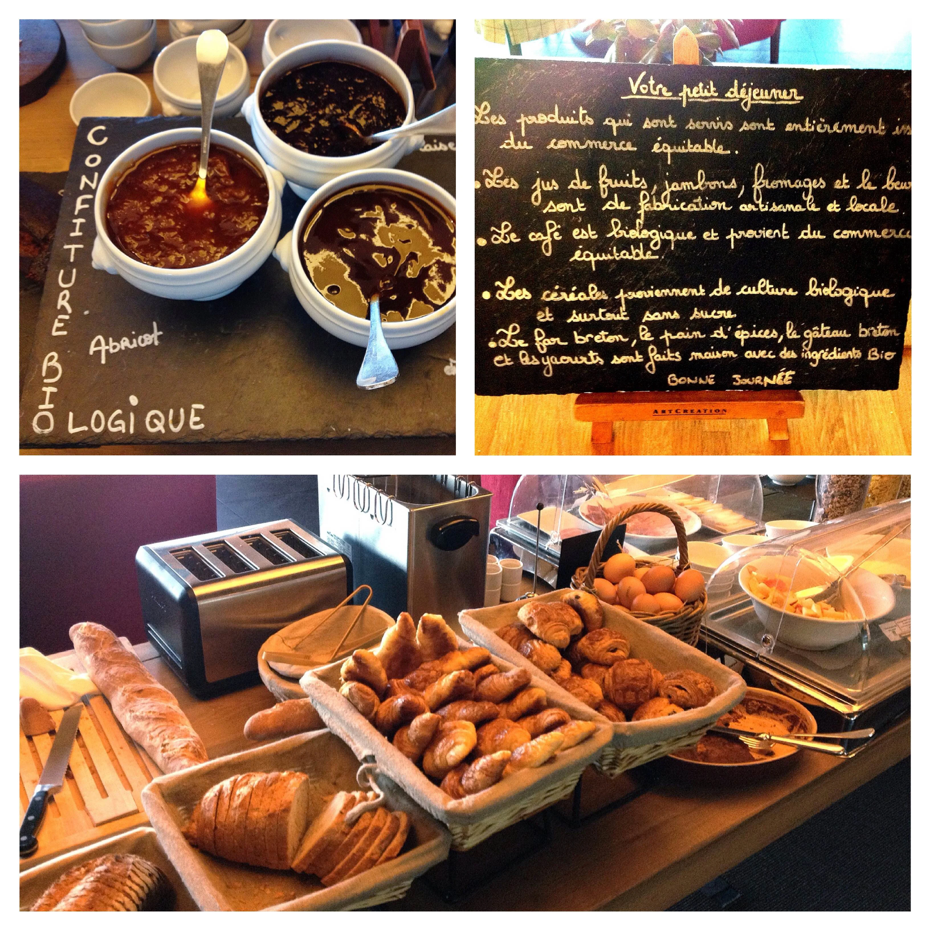 breakfast la gree des landes yves rocher hotel