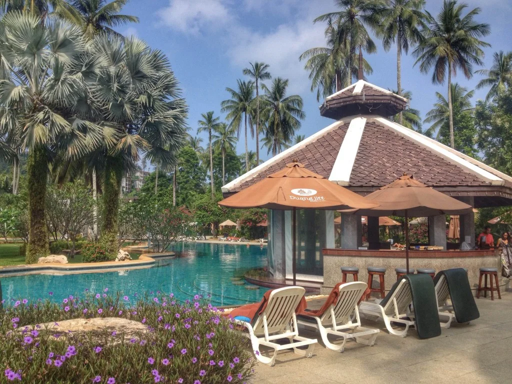 Duangjitt Resort lagoon pool