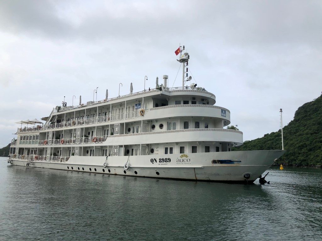 A white cruise in Halong Bay