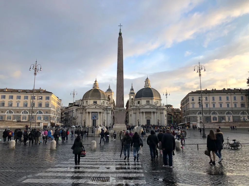 Piazza del Popolo in Rome 