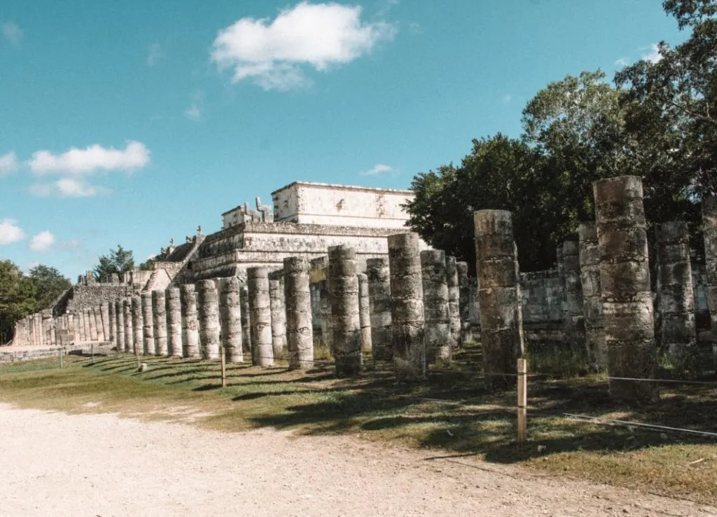 The temple of warriors, inserted in an article about fun facts about chichen itza