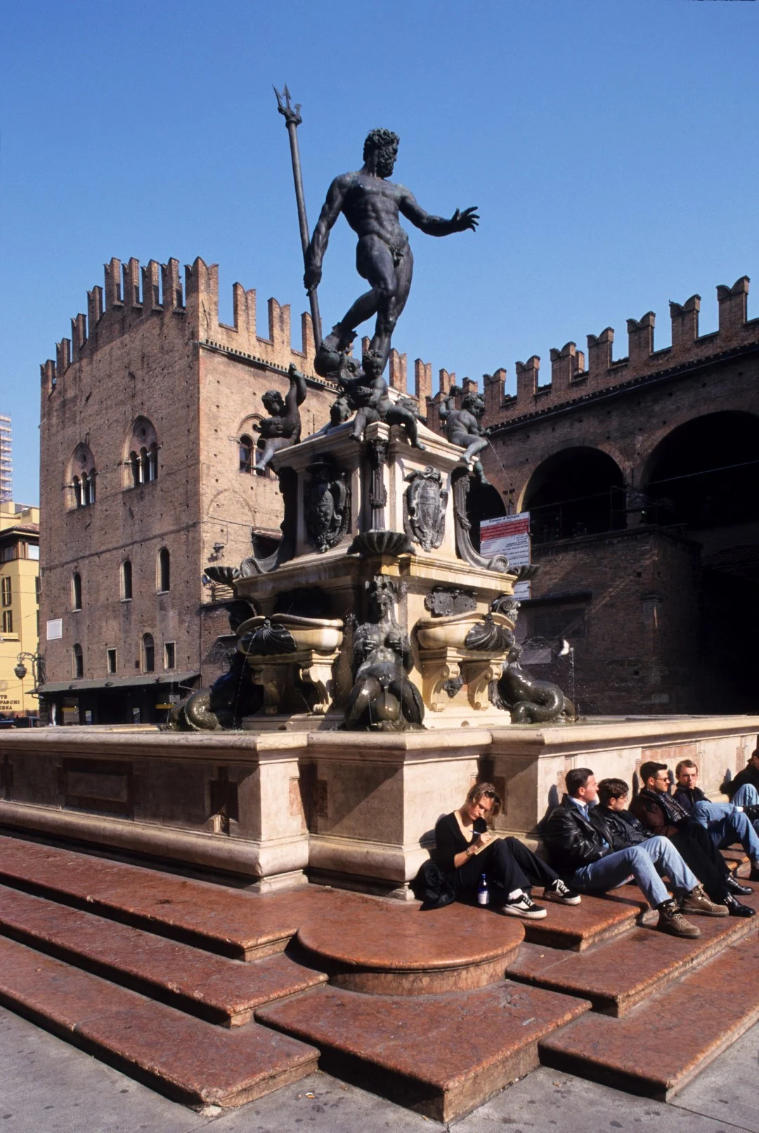 The fountain of Neptune, inserted in a post about a one day in Bologna itinerary  