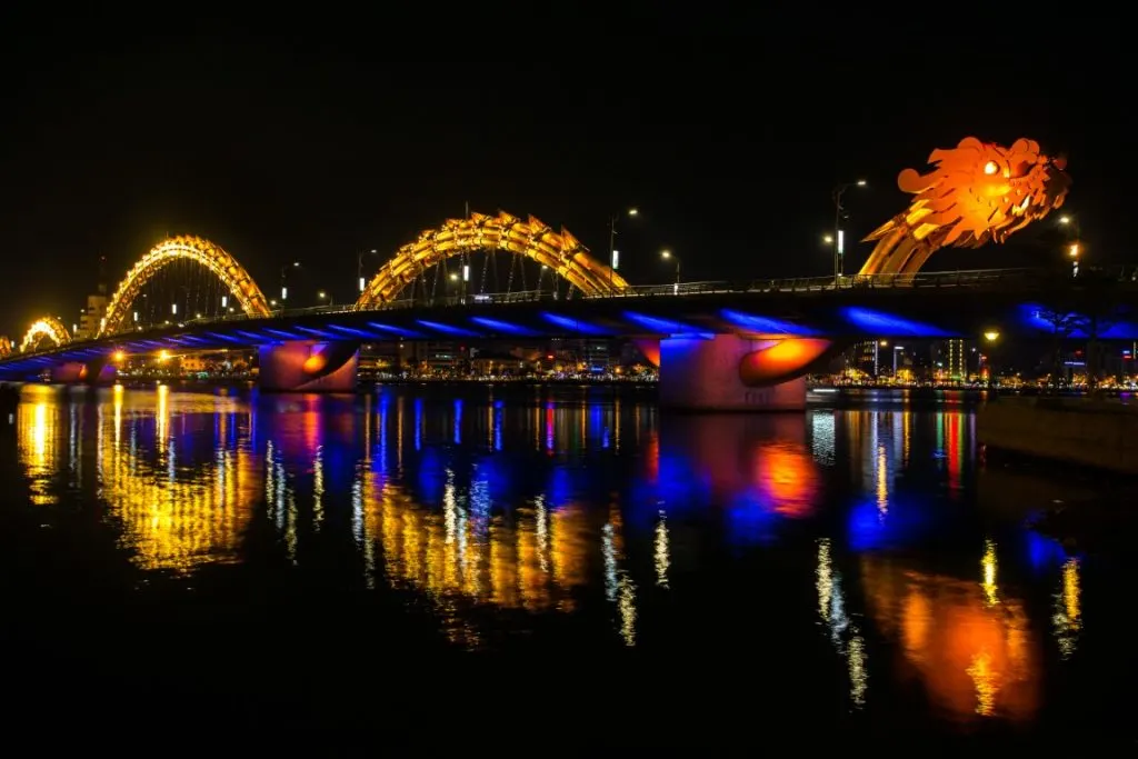 Dragon bridge in Da Nang