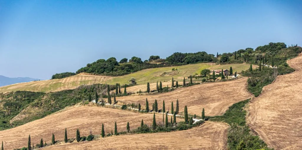 The countryside in Val d'Orcia 