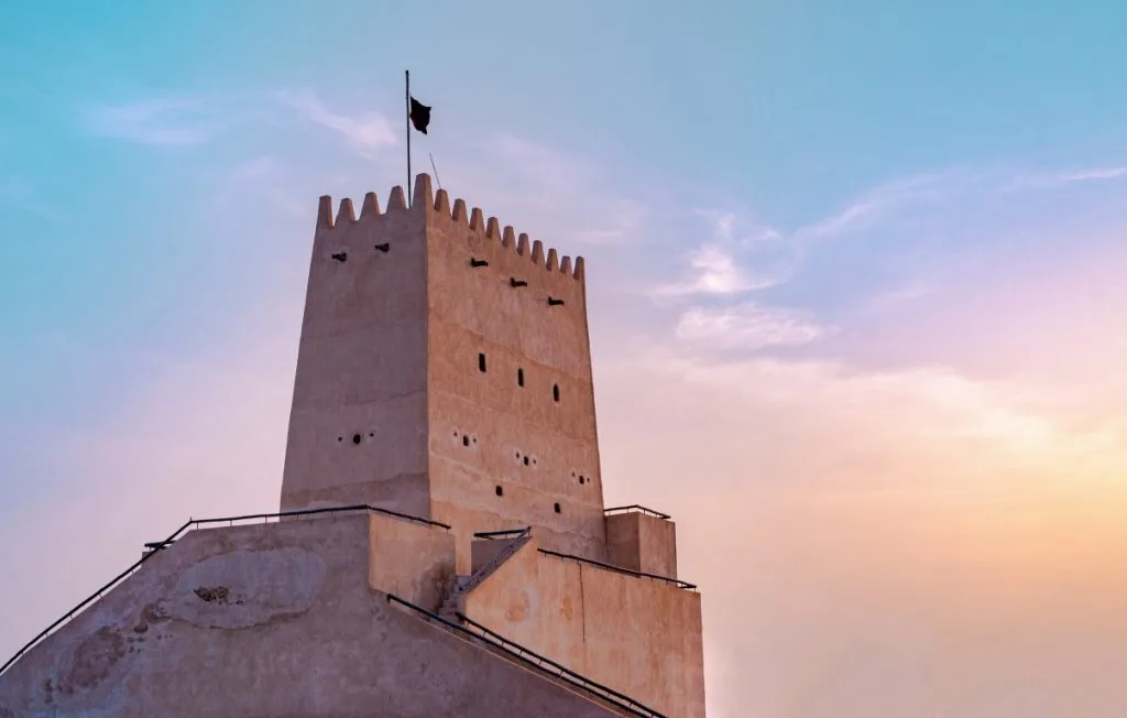 One of the towers at the Barzan Towers in Qatar