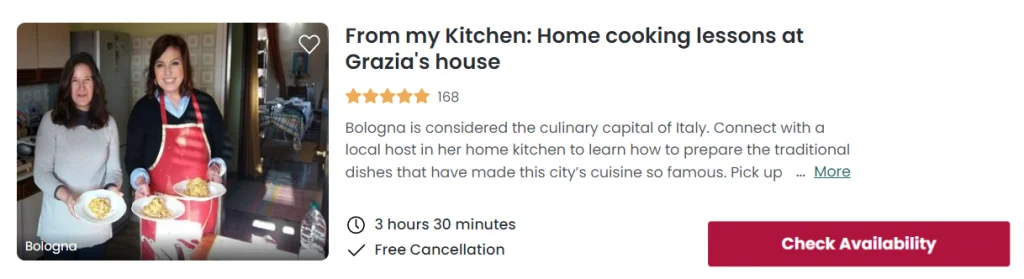 From my Kitchen: Home Cooking Lessons at Grazia's House