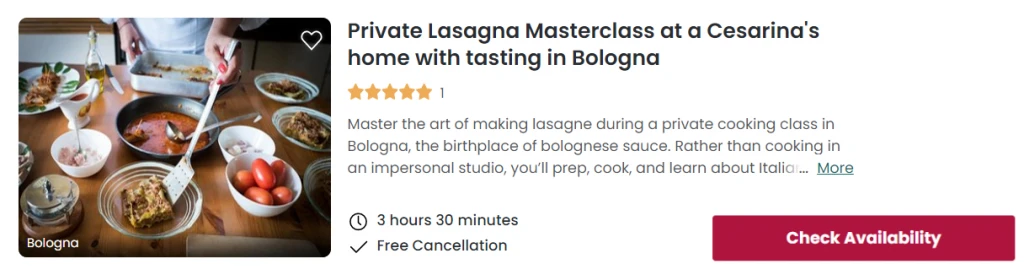 Private Lasagna Masterclass at a Cesarina's Home with Tasting in Bologna 