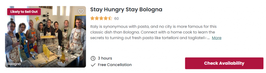 Stay Hungry Stay Bologna 