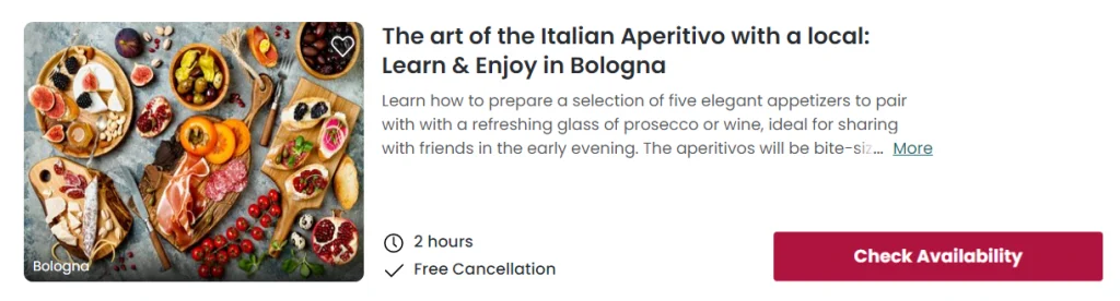 The art of the Italian Aperitivo with a local: Learn & Enjoy in Bologna 