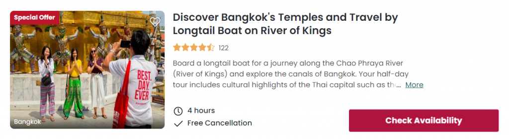 boat cruise bangkok