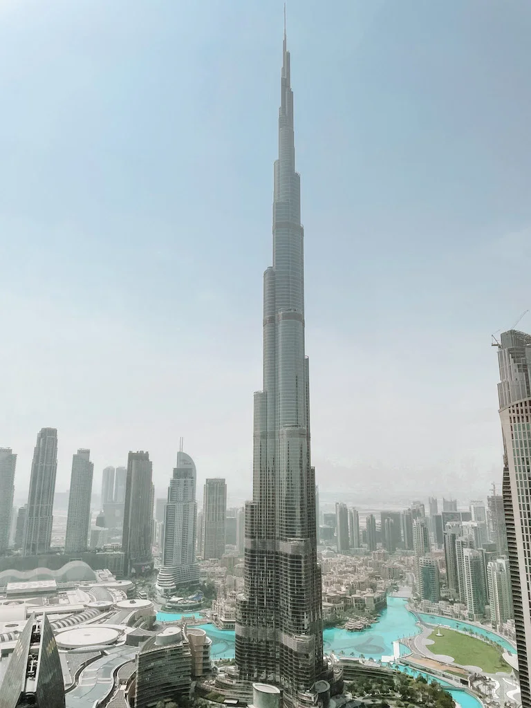 The Burj Khalifa building