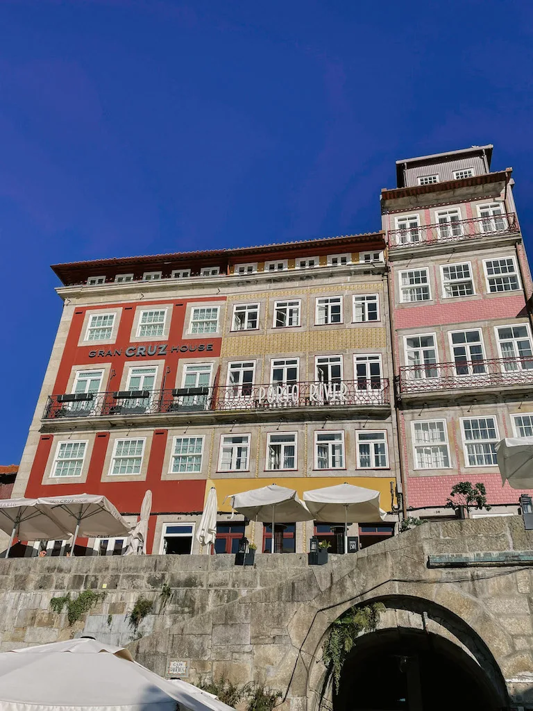 Image of Cais da Ribeira, inserted in a post about taking a day trip to Porto from Lisbon