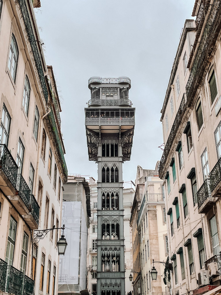 Santa Justa lift in Lisbon 