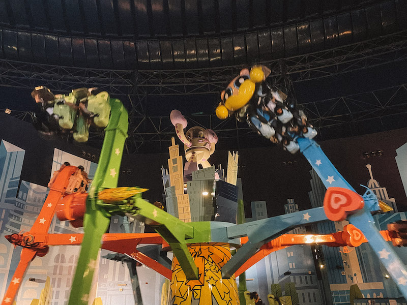 The Powerpuff Girls ride at a theme park in Dubai