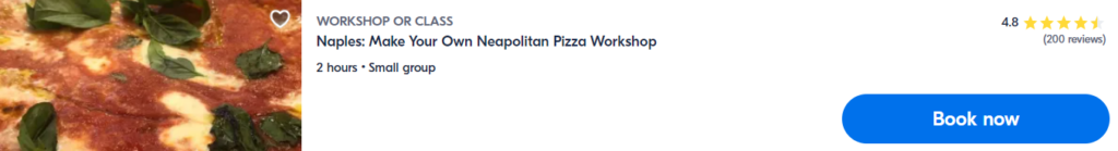 Naples: Make your own Neapolitan pizza workshop 