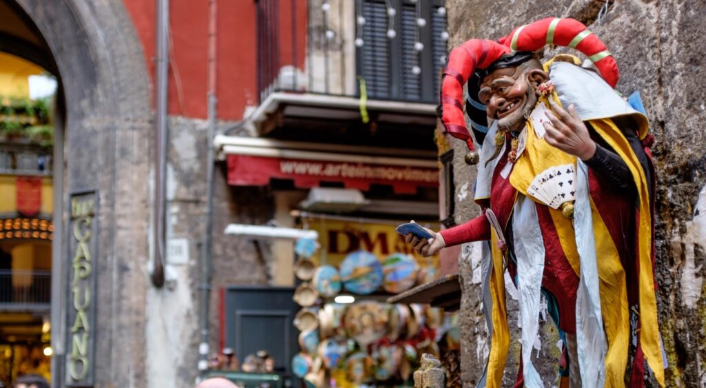 Christmas decorations in Naples