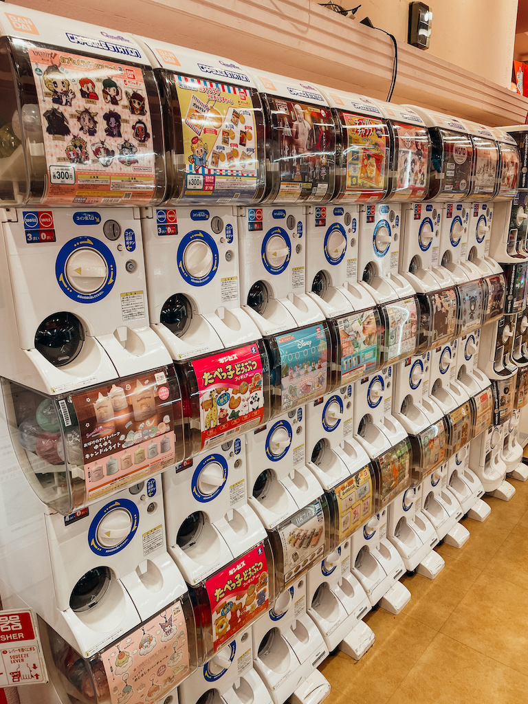 Vending machines with Japanese signs